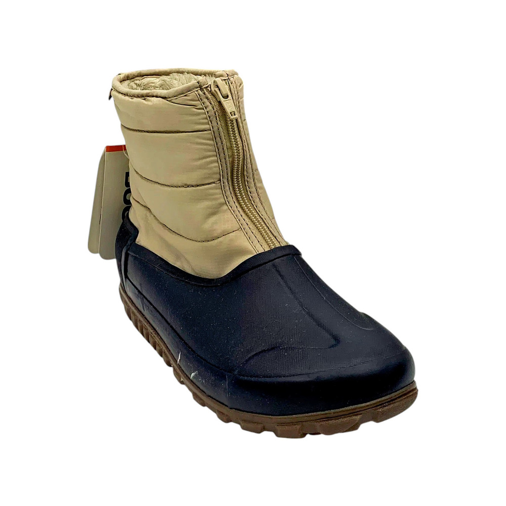 Bogs Womens Classic Casual Winter Zip Boot Snow Taupe Multi - Medium